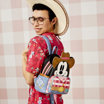 Western Mickey Mouse Cosplay Mini Backpack, Image 2
