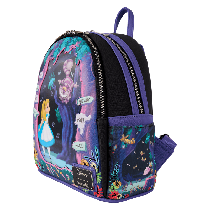 Alice in Wonderland Tulgey Wood Lenticular Mini Backpack, , hi-res view 5