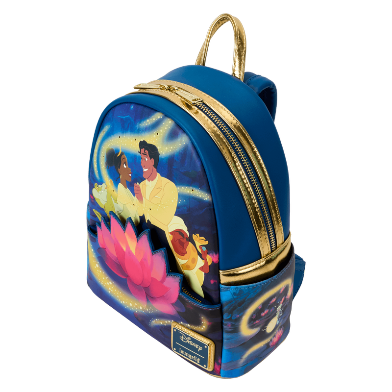 The Princess And The Frog 15th Anniversary Tiana & Naveen Glow Mini Backpack, , hi-res view 6