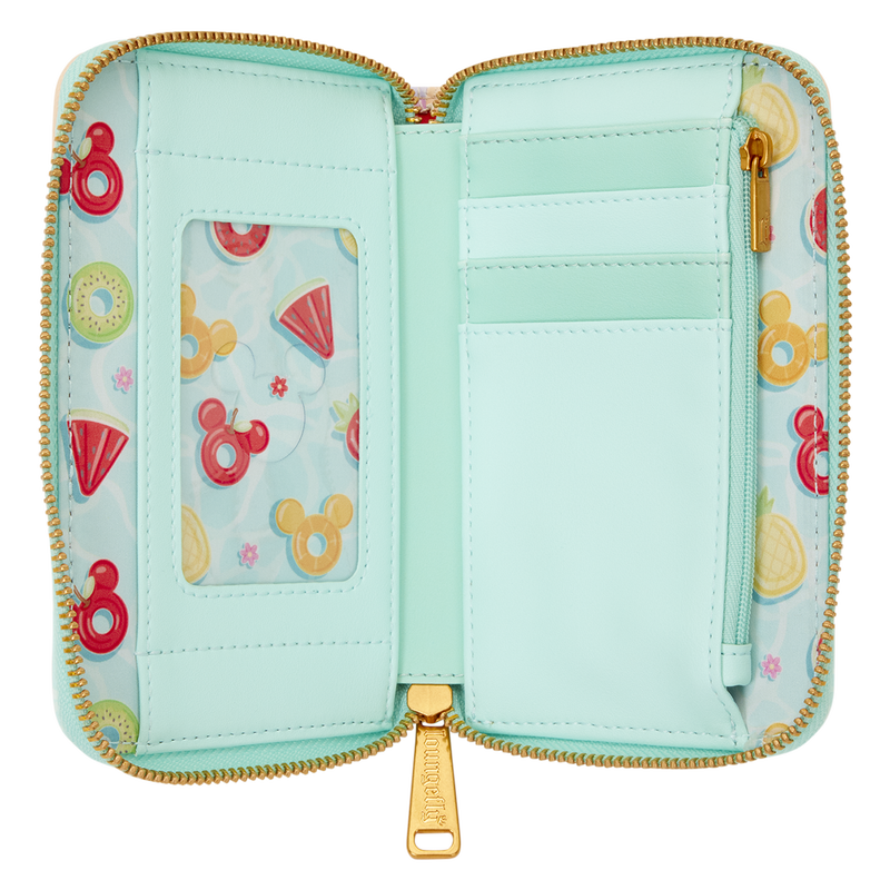 Mickey & Minnie Beach Fun Zip Around Wallet, , hi-res view 4