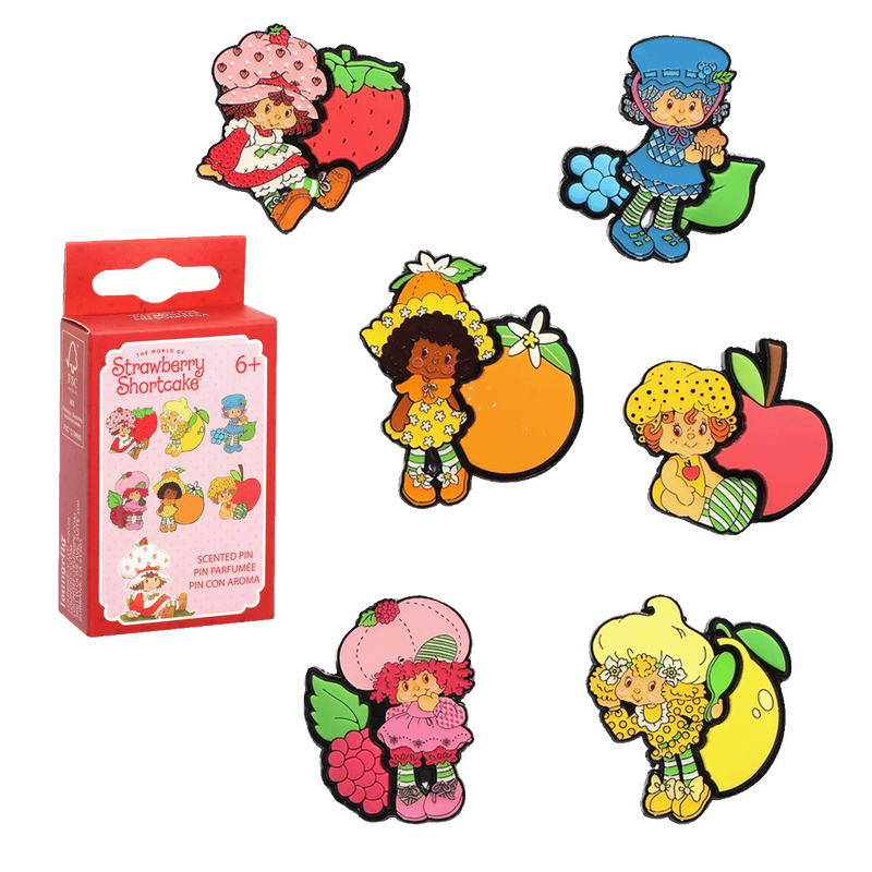 Strawberry Shortcake Characters Fruit Scented Mystery Box Enamel Pin, , hi-res view 1