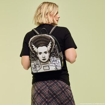 Universal Monsters Exclusive The Bride Of Frankenstein Glow Mini Backpack, Image 2