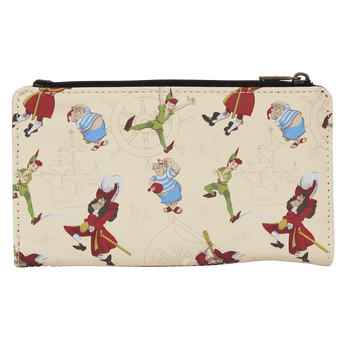 Peter Pan Exclusive Captain Hook Pirate Skull Flap Wallet, Image 2