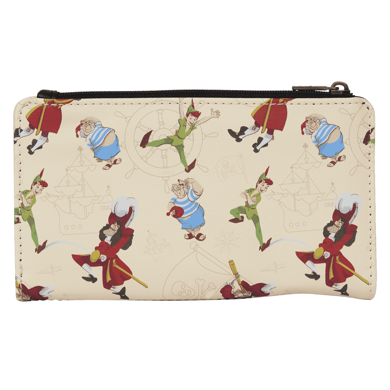 Peter Pan Exclusive Captain Hook Pirate Skull Flap Wallet, , hi-res view 2
