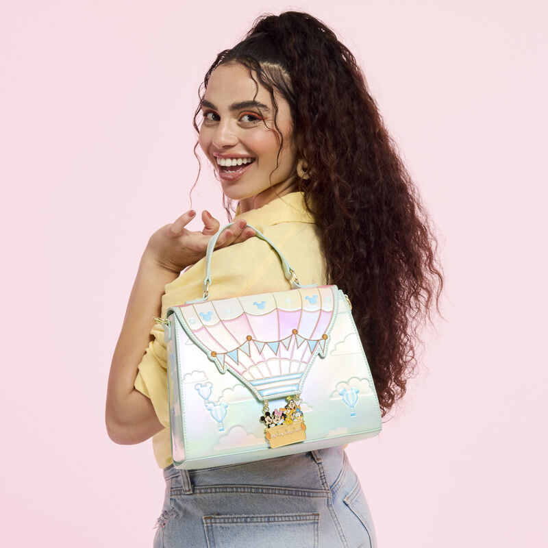 Buy Mickey & Friends Hot Air Balloon Crossbody Bag at Loungefly.