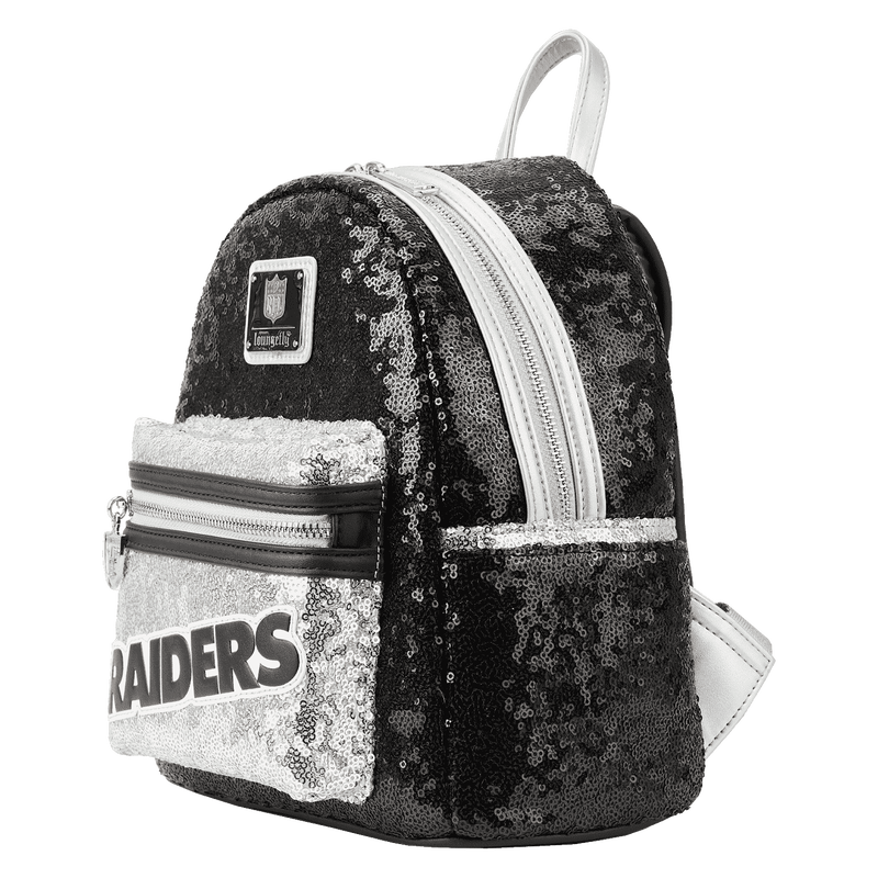 NFL Las Vegas Raiders Sequin Mini Backpack, , hi-res view 2