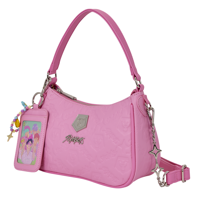 KPop Demon Hunters Exclusive Saja Boys All-Over Print Crossbody Bag with Photo Card Charm, , hi-res view 4