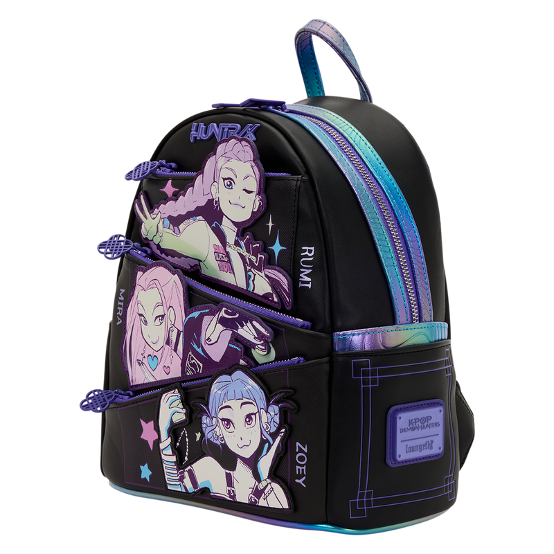 KPop Demon Hunters HUNTR/X Mini Backpack with Photo Card Charm, , hi-res view 5