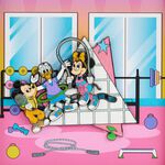 Disney Mousercise Sliding Pin, , hi-res image number 4