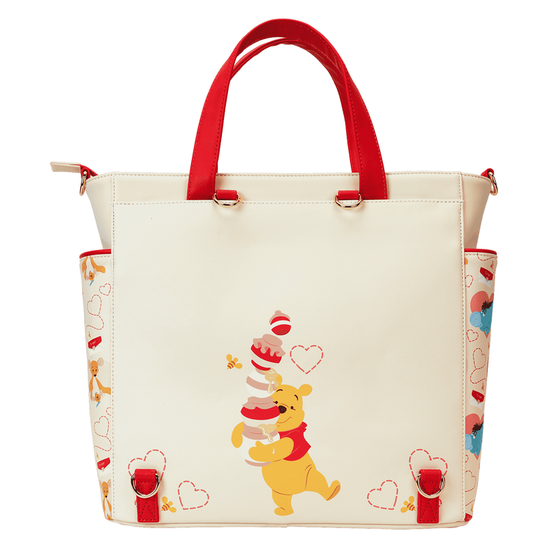 Winnie The Pooh & Friends Hearts Convertible Backpack & Tote Crossbody Bag, , hi-res view 6