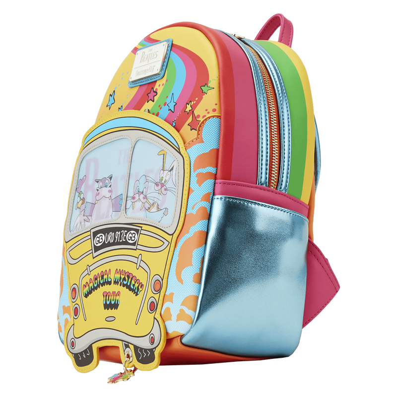 The Beatles Magical Mystery Tour Bus Lenticular Mini Backpack, , hi-res image number 4