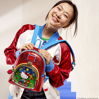 Sanrio Hello Kitty 50th Anniversary Coin Bag Metallic Mini Backpack, Image 2