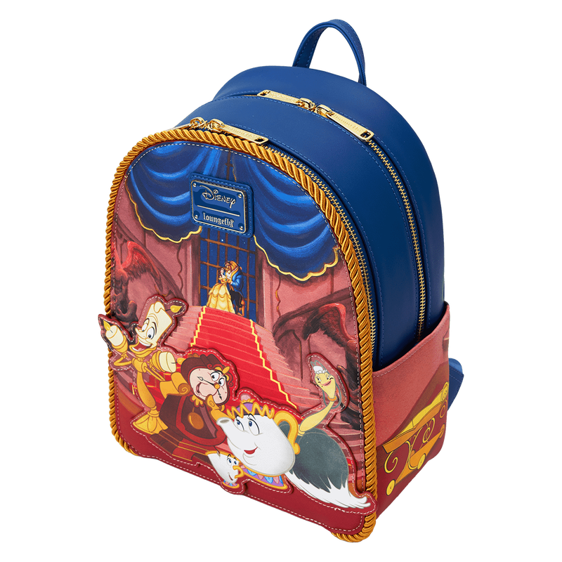 WonderCon Limited Edition Beauty and the Beast Ballroom Scene Mini Backpack, , hi-res view 4