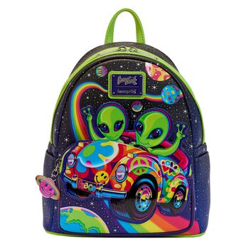 Lisa Frank Cosmic Alien Ride Glow Mini Backpack, Image 1