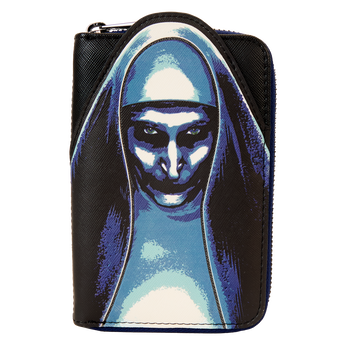 The Nun Cosplay Glow Zip Around Wallet, Image 1