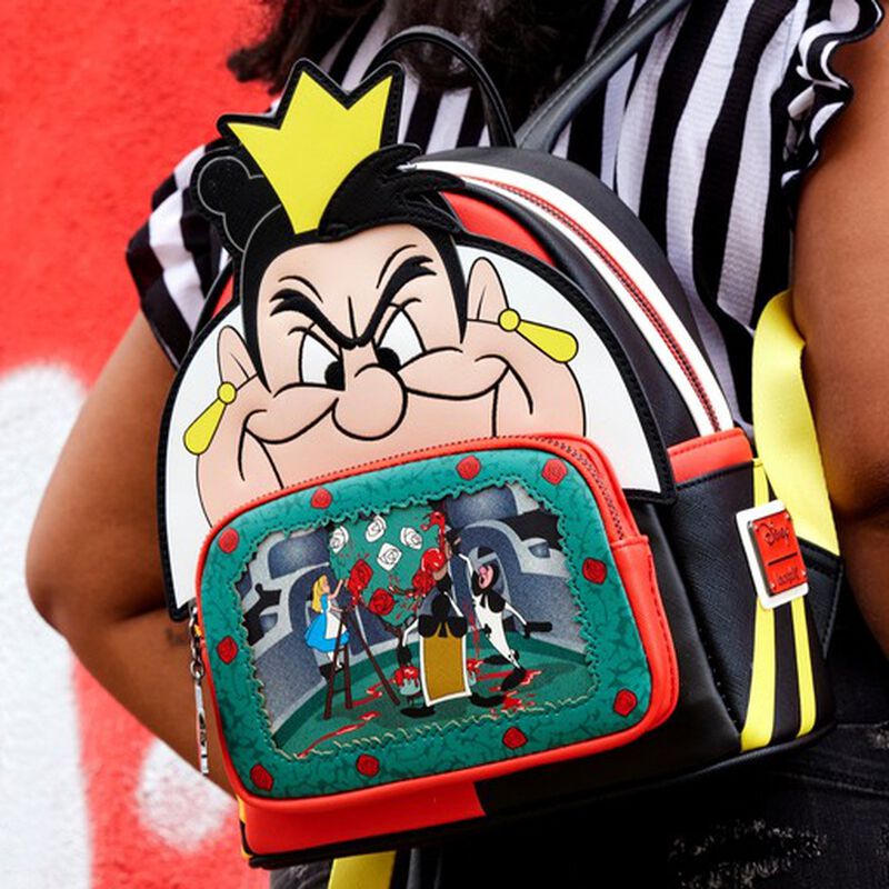 Alice in Wonderland Queen of Hearts Villains Scene Mini Backpack, , hi-res view 2