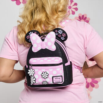 Minnie Mouse Floral Rock The Dots Mini Backpack, Image 2