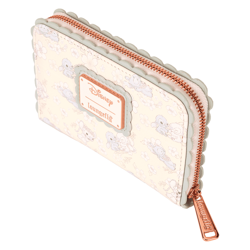 Stitch & Angel Cherry Blossom All-Over Print Zip Around Wallet, , hi-res view 6