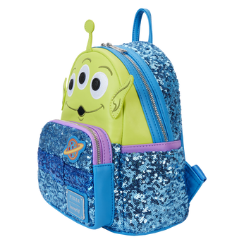 Toy Story Exclusive Alien Sequin Cosplay Mini Backpack, Image 2