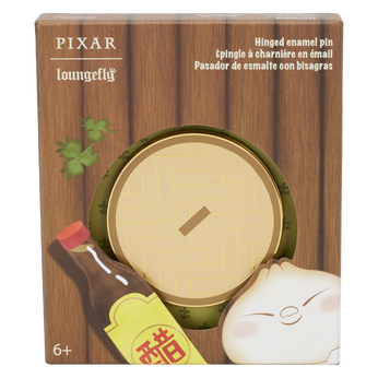 Pixar Shorts Bao Bamboo Steamer Basket 3" Collector Box Pin, Image 1