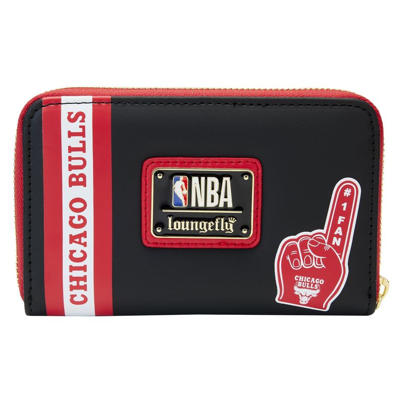 NBA Chicago Bulls Patch Icons Zip Around Wallet, , hi-res image number 4