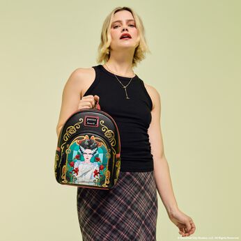 Universal Monsters The Bride Of Frankenstein Stained Glass Mini Backpack, Image 2