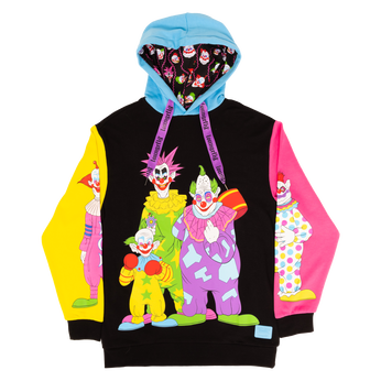 Killer Klowns from Outer Space Color Block Unisex Hoodie, Image 1