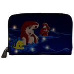 The Little Mermaid Ariel Fireworks Glow in the Dark Zip Around Wallet, , hi-res view 3