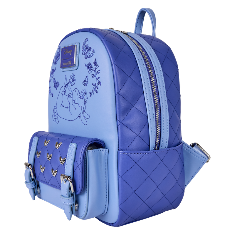Winnie The Pooh Floral Eeyore Quilted Texture Mini Backpack, , hi-res view 4