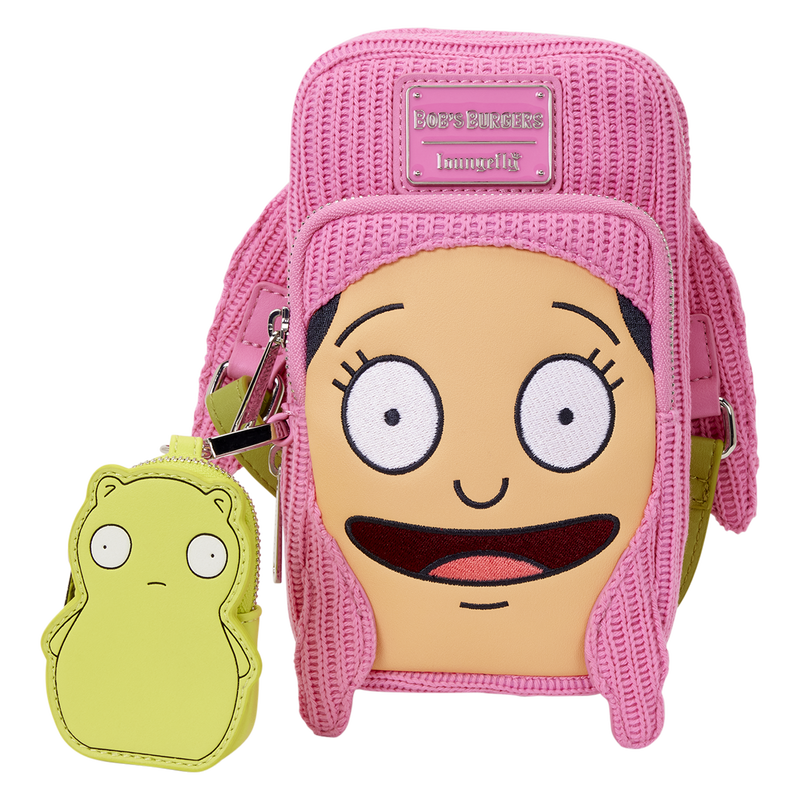 Bob's Burgers Louise Cosplay Cell Phone Crossbody Bag with Glow Coin Bag, , hi-res view 1