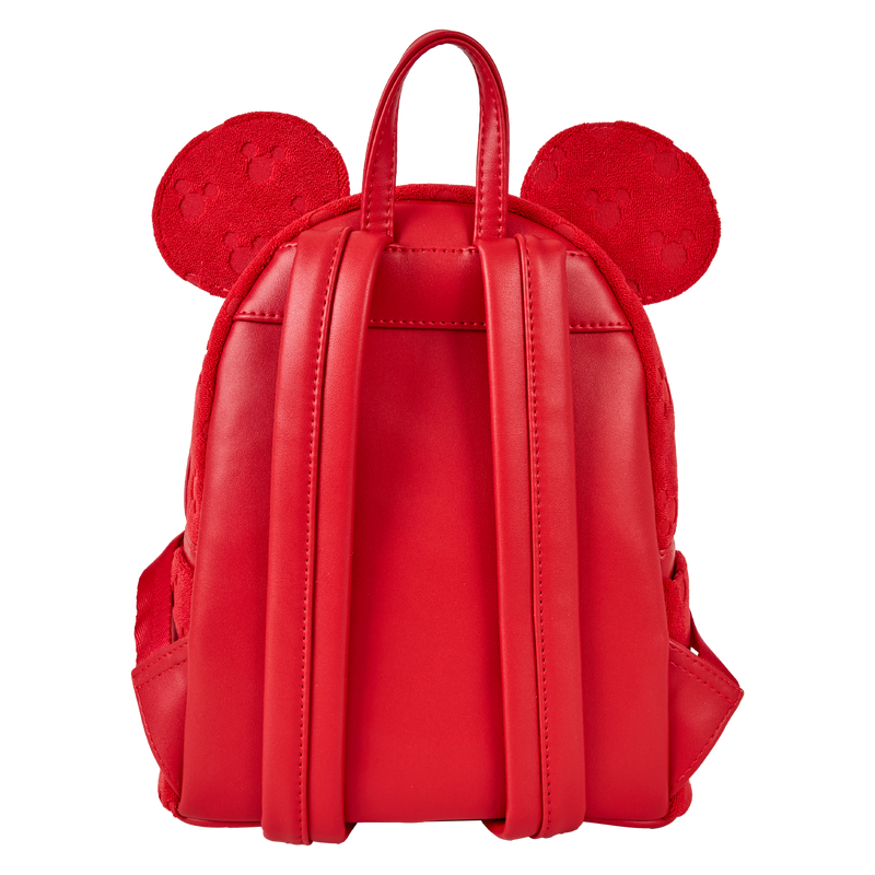 Mickey Mouse All-Over Print Plush Burnout Mini Backpack, , hi-res view 4