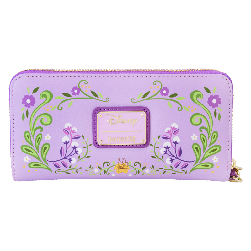 Tangled Rapunzel Princess Series Lenticular Zip Around Wristlet Wallet, , hi-res view 5