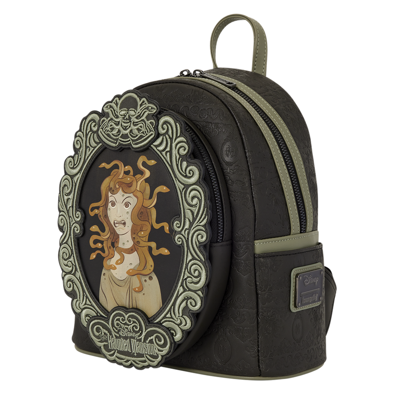 The Haunted Mansion Exclusive Medusa Portrait Light-Up Glow Mini Backpack, , hi-res view 4