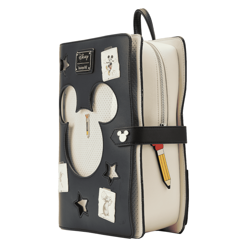 【注目コラボ】Loungefly Disney100SketchbookPinTraderBackpack Disney100 Sketchbook Pin Trader Backpack