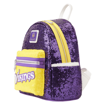 NFL Minnesota Vikings Sequin Mini Backpack, Image 2
