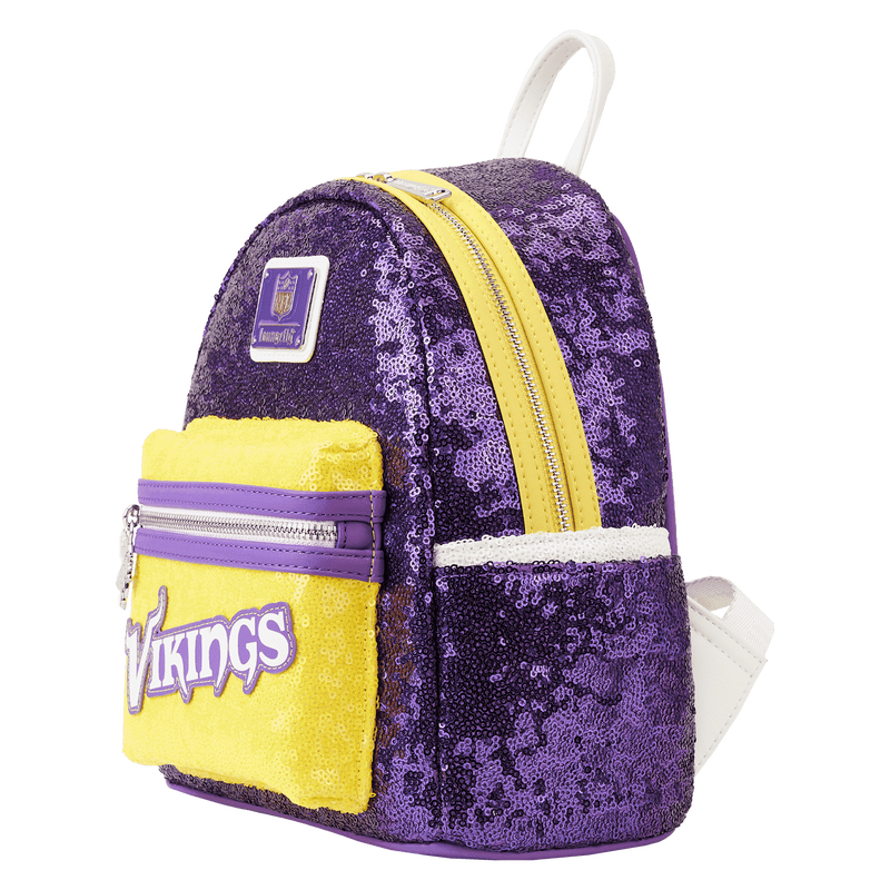 NFL Minnesota Vikings Sequin Mini Backpack, , hi-res view 2