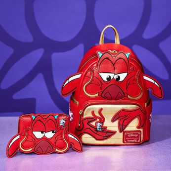 Mulan 25th Anniversary Mushu Glitter Cosplay Mini Backpack, Image 2