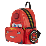 Cars 20th Anniversary Lightning McQueen Cosplay Light-Up Lenticular Mini Backpack, , hi-res view 4