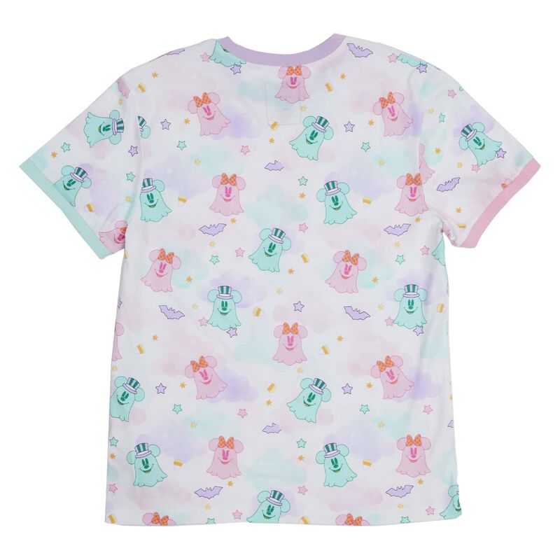 Mickey and Minnie Mouse Pastel Ghost Unisex Tee, , hi-res view 5