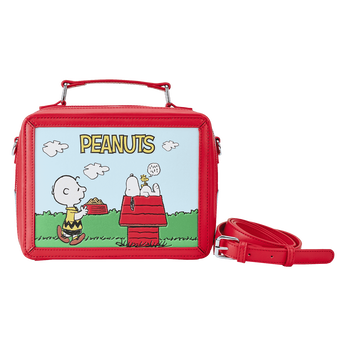 Peanuts Charlie Brown Vintage Lunchbox Crossbody Bag, Image 1