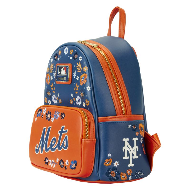 MLB New York Mets Floral Mini Backpack, , hi-res view 3