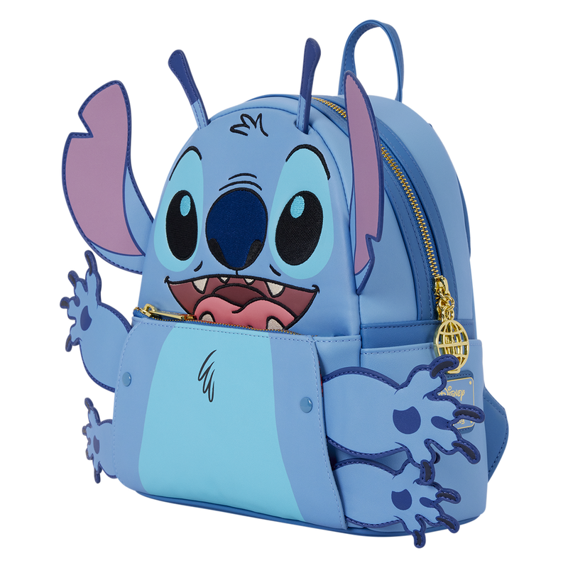 D23 Exclusive Stitch Plush Cosplay Mini Backpack, , hi-res view 4