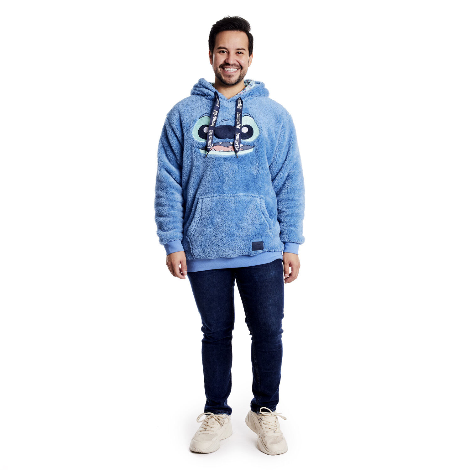 Stitch fluffy hoodie sale