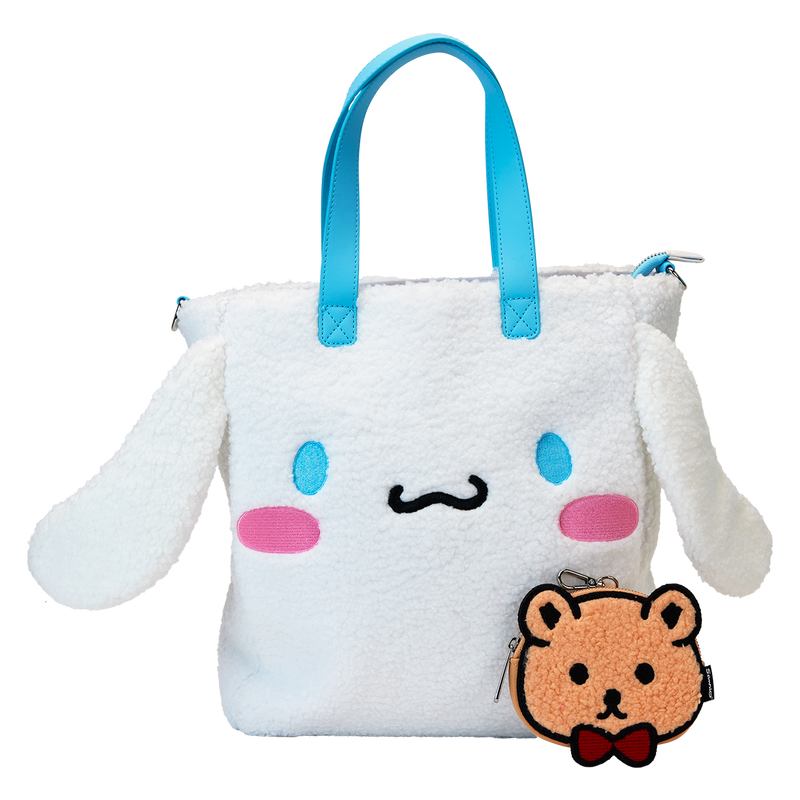 Sanrio Cinnamoroll Cosplay Sherpa Tote Crossbody Bag With Coin Bag, , hi-res view 4