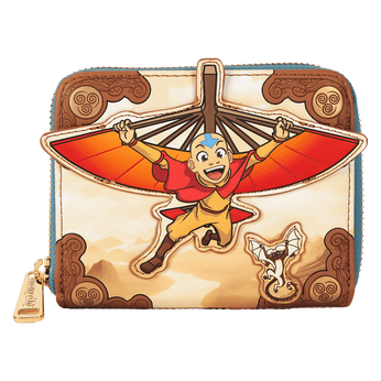 Avatar: The Last Airbender Aang Glider Staff Zip Around Wallet, Image 1