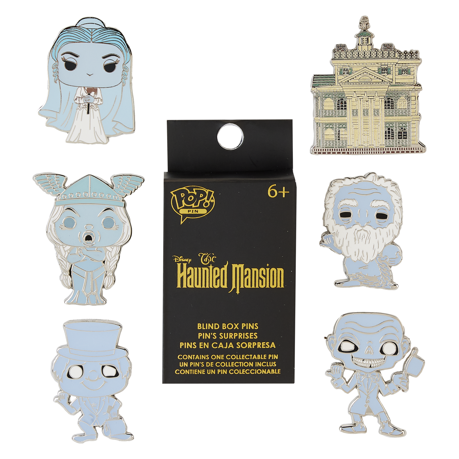 Funko Pop! by Loungefly Haunted Mansion Hitchhiking Ghosts Mystery Box Pin