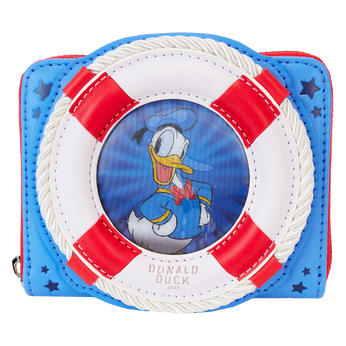 Donald Duck 90th Anniversary Lenticular Zip Around Wallet, Image 1