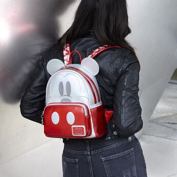 Limited Edition Exclusive - Disney100 Platinum Mickey Mouse Cosplay Mini Backpack, Image 2