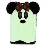 Minnie Mouse Exclusive Ghost Costume Glow Zip Around Wallet, , hi-res view 3