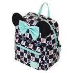 Mickey & Minnie Date Night Diner Checkered All-Over Print Nylon Square Mini Backpack, , hi-res view 5